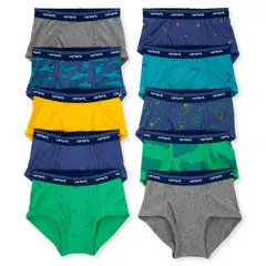 CARTER'S - Calzoncillos Algodón Pack 10 Unidades Niño