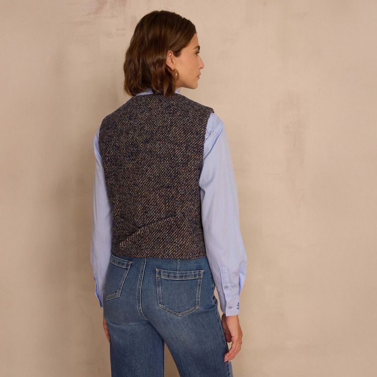 Vest sin Mangas Lana Mujer