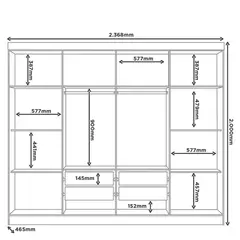 MICA - Clóset 8 Puertas Neo