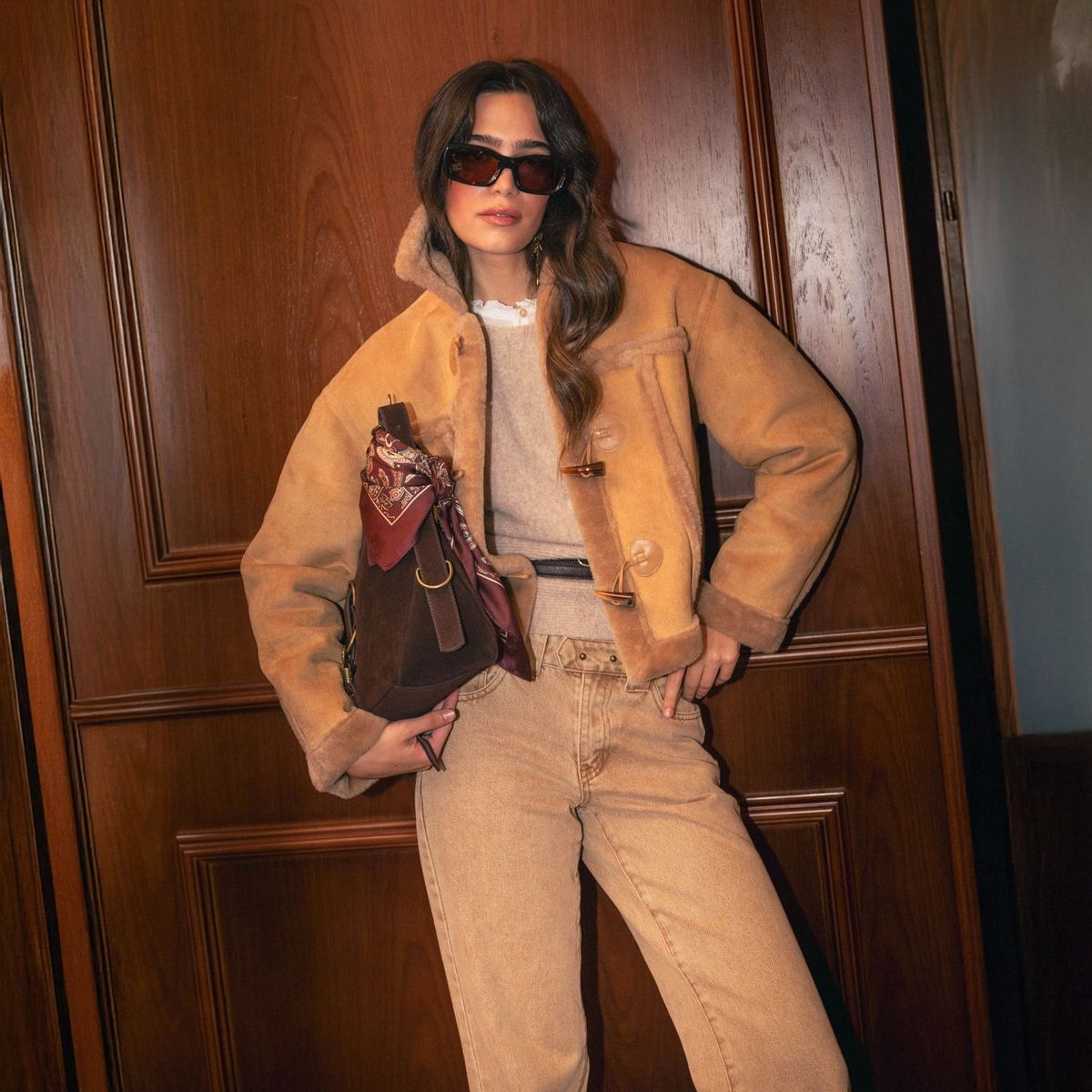 THE-ARE - Chaqueta Efecto Pelo Mujer The Are