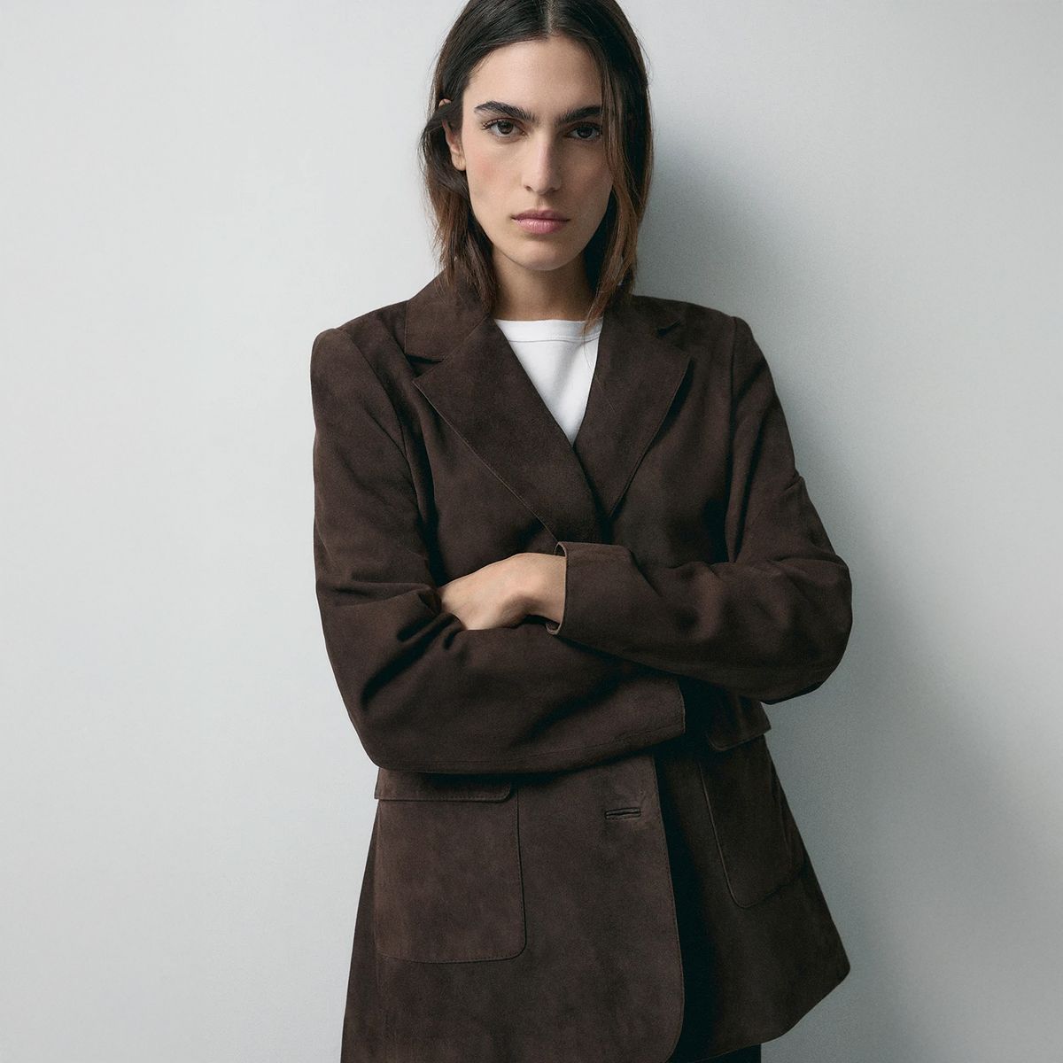 ESEOESE - Blazer Birkin 100% Cuero Mujer Eseoese