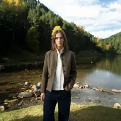 ESEOESE - Chaqueta Baviera 100% Lana Mujer