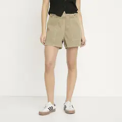 ONLY - Shorts Regular Tiro Medio Mujer