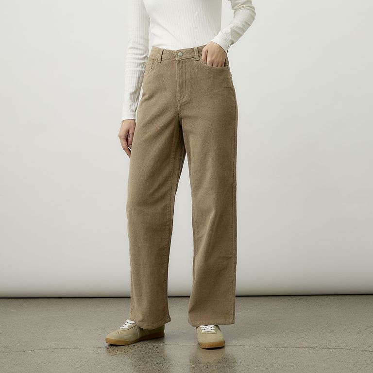 VERO MODA Pantalón Tiro Alto Mujer