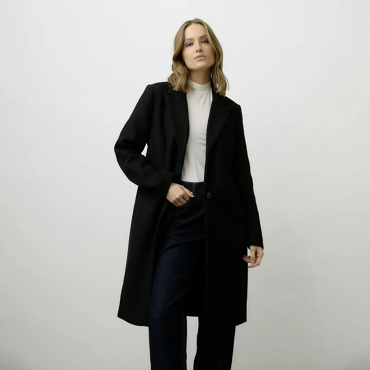 VERO MODA - Abrigo Lana Mujer Vero Moda