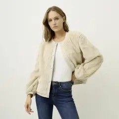 VERO MODA - Chaqueta Peluda Mujer