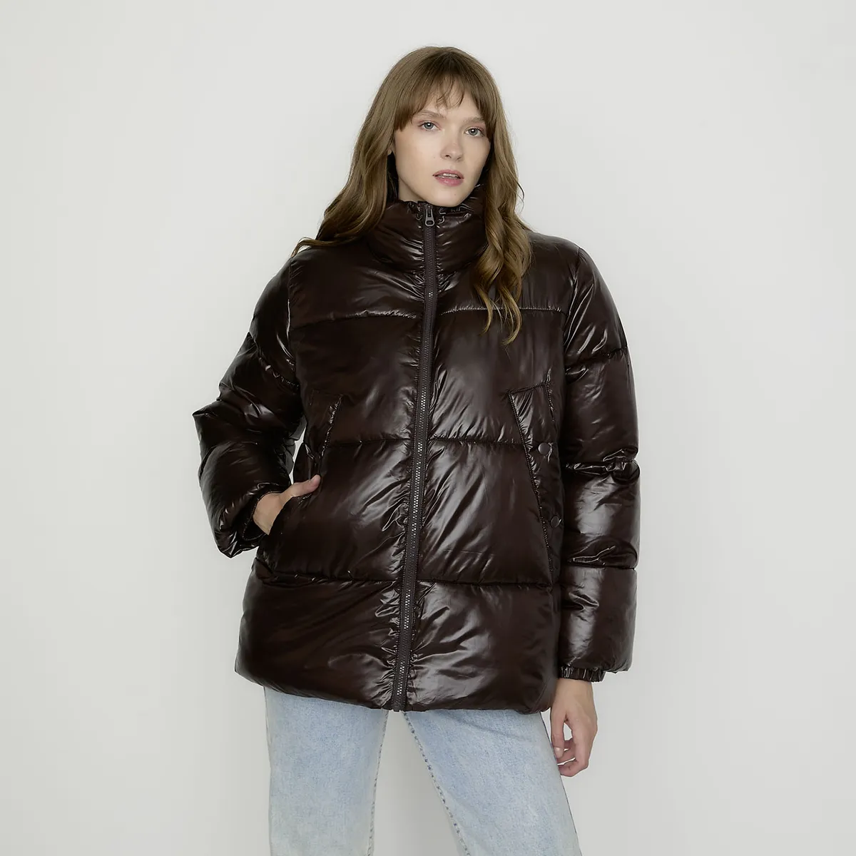 VERO MODA - Parka Puffer Cuello Alto Mujer Vero Moda