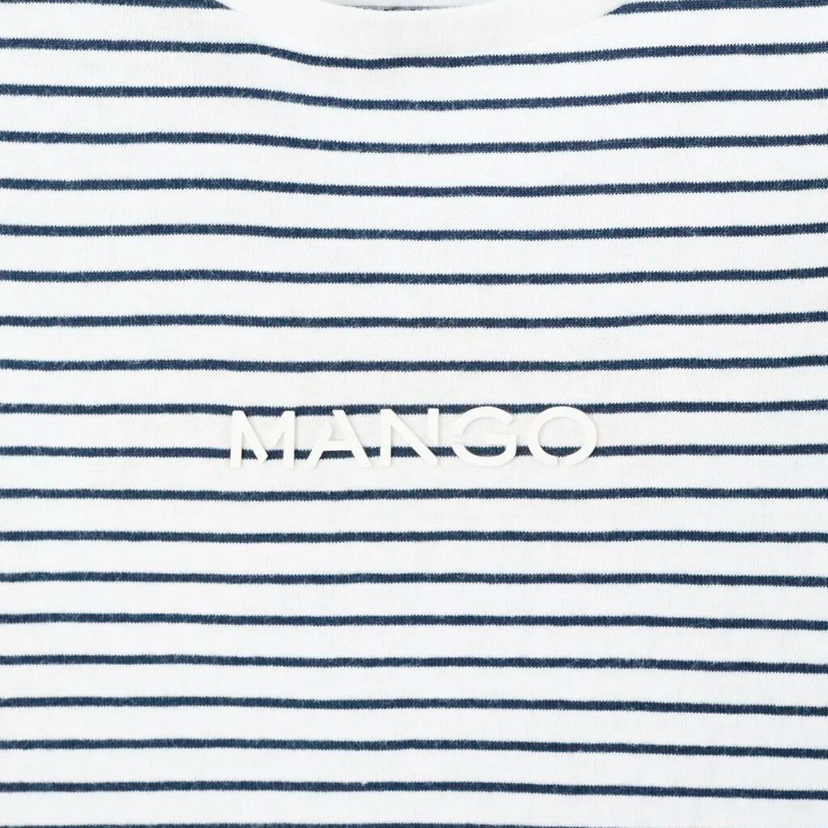 MANGO - Polera Algodón Estampado Logo Mujer Mango
