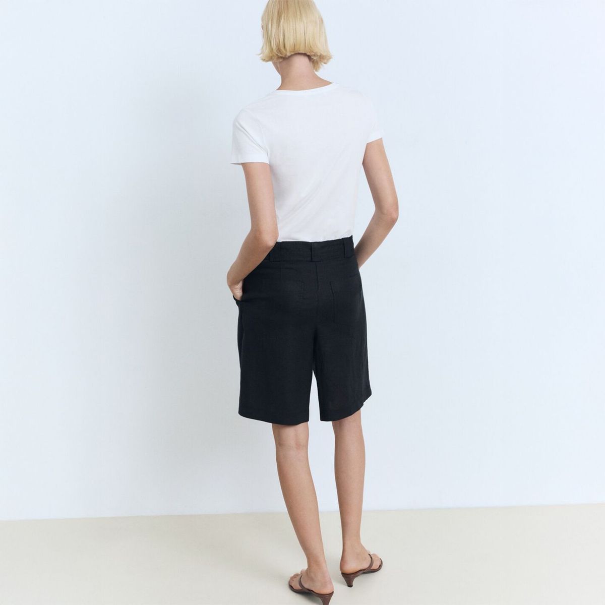 MANGO - Polera Algodón Logo Mujer Mango