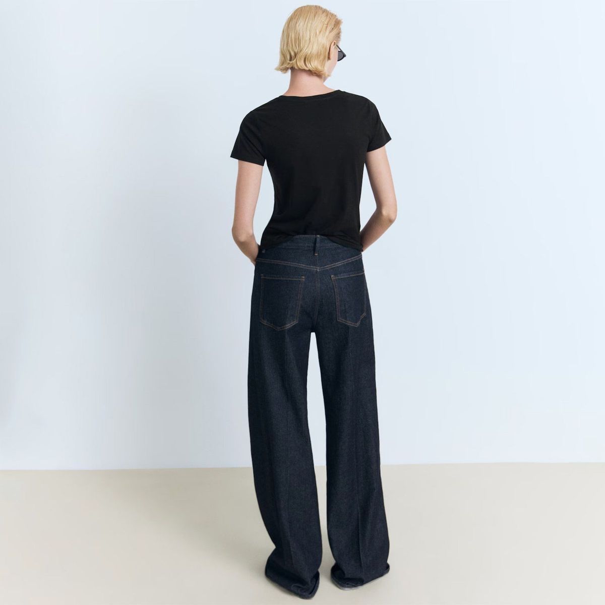 MANGO - Polera Algodón Logo Mujer Mango