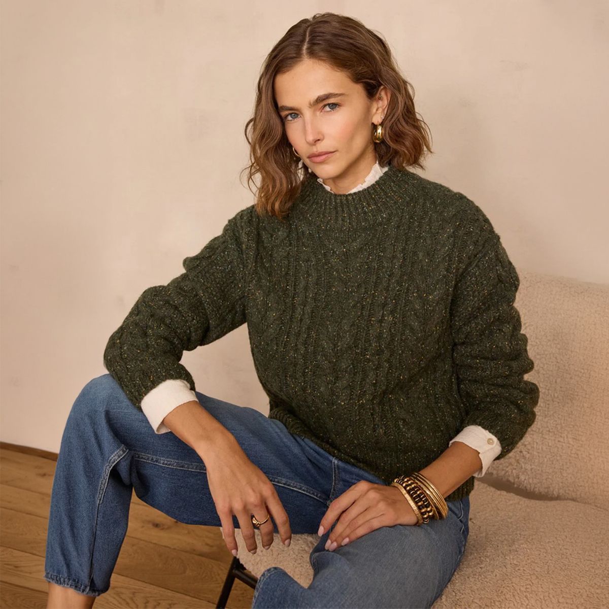 MAISON 123 - Sweater Jacquard Mujer Maison 123