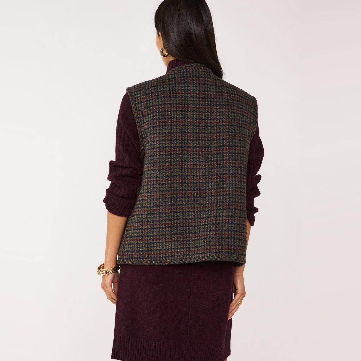 MAISON 123 - Chaqueta Sin Mangas Lana Mujer Maison 123