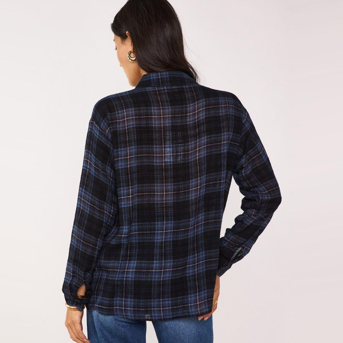 MAISON 123 - Blusa Cuadros Mujer Maison 123
