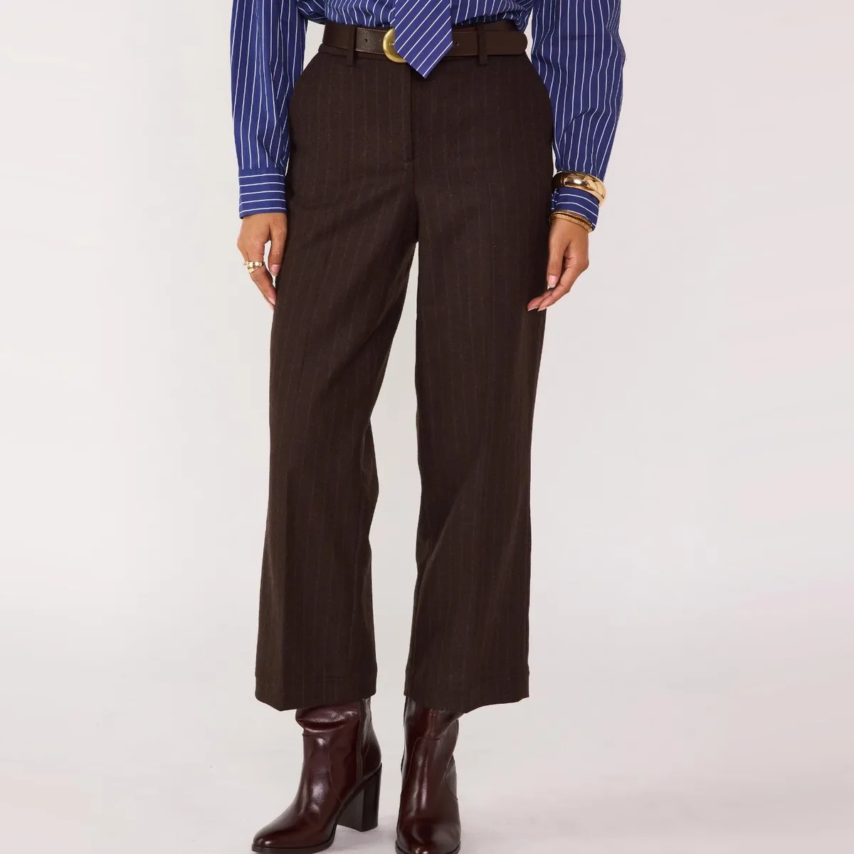 MAISON 123 - Pantalón Sastrero Lana Mujer Maison 123