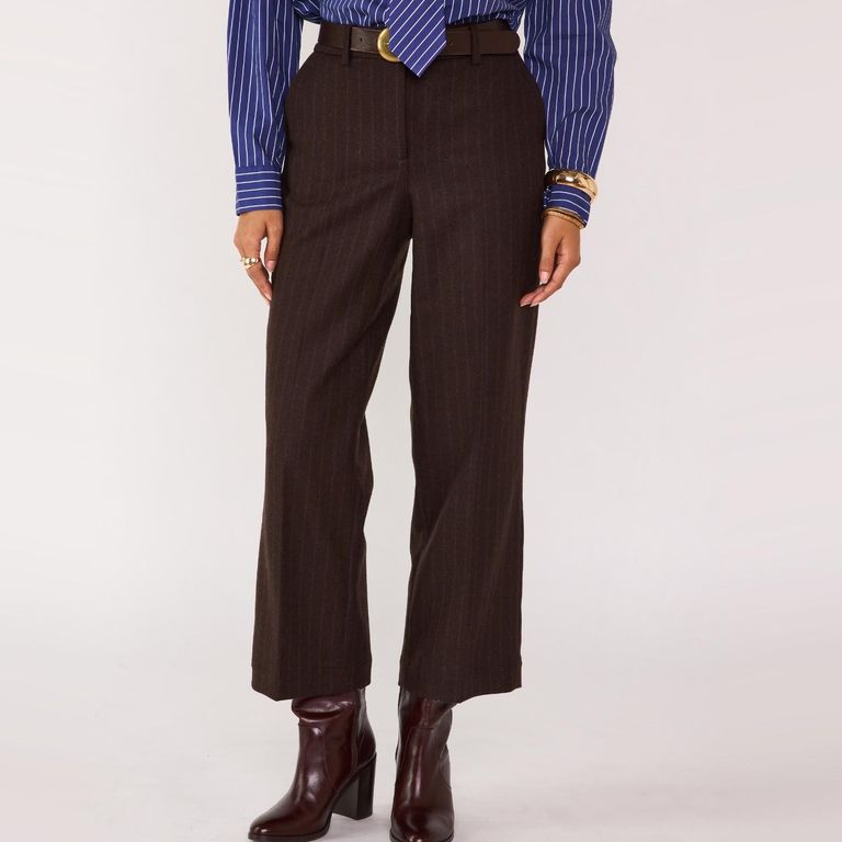 MAISON 123 Pantalón Sastrero Lana Mujer