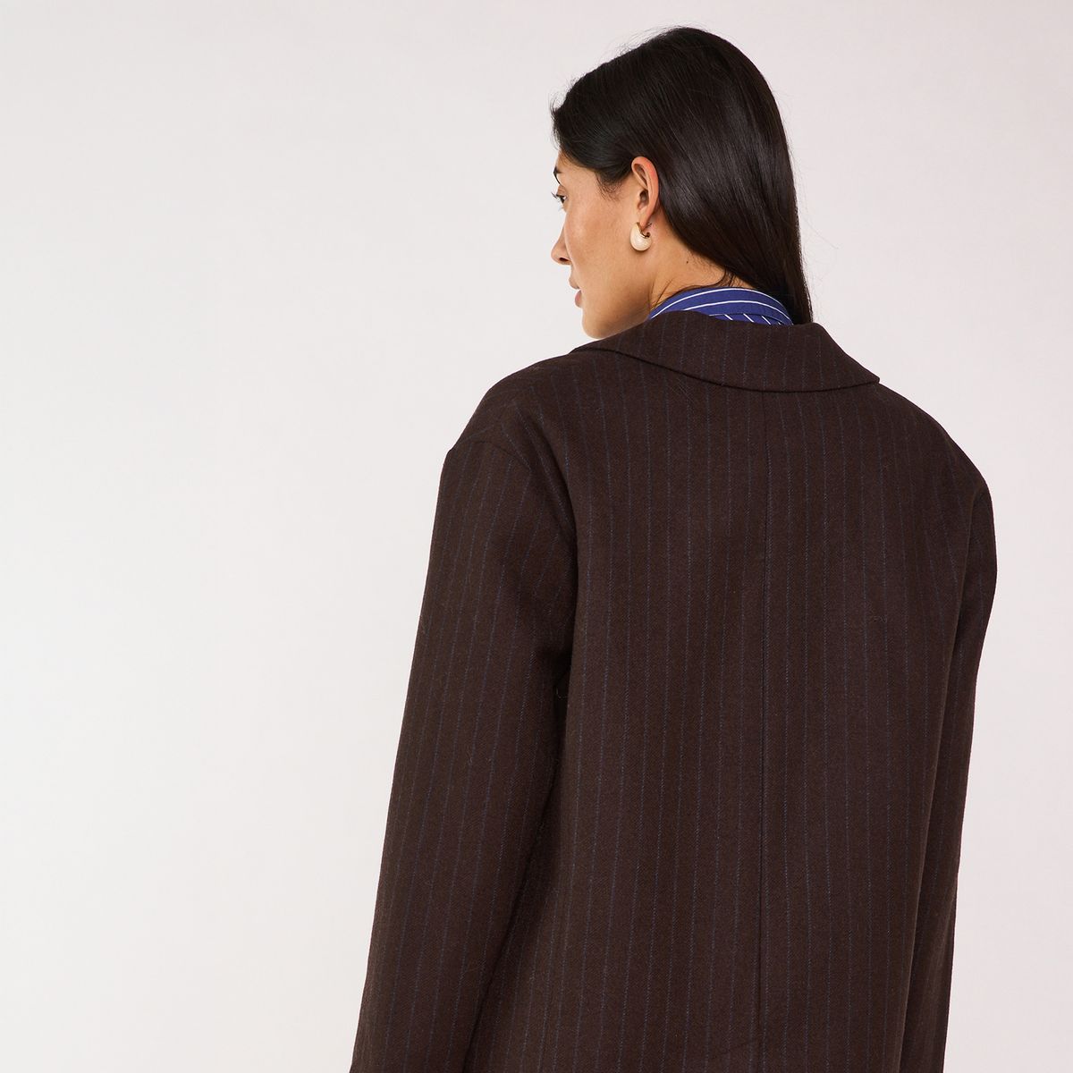 MAISON 123 - Blazer Rayas Lana Mujer Maison 123
