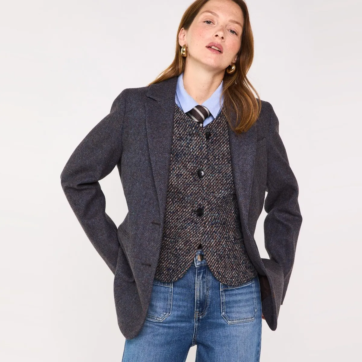 MAISON 123 - Blazer Lana Mujer Maison 123