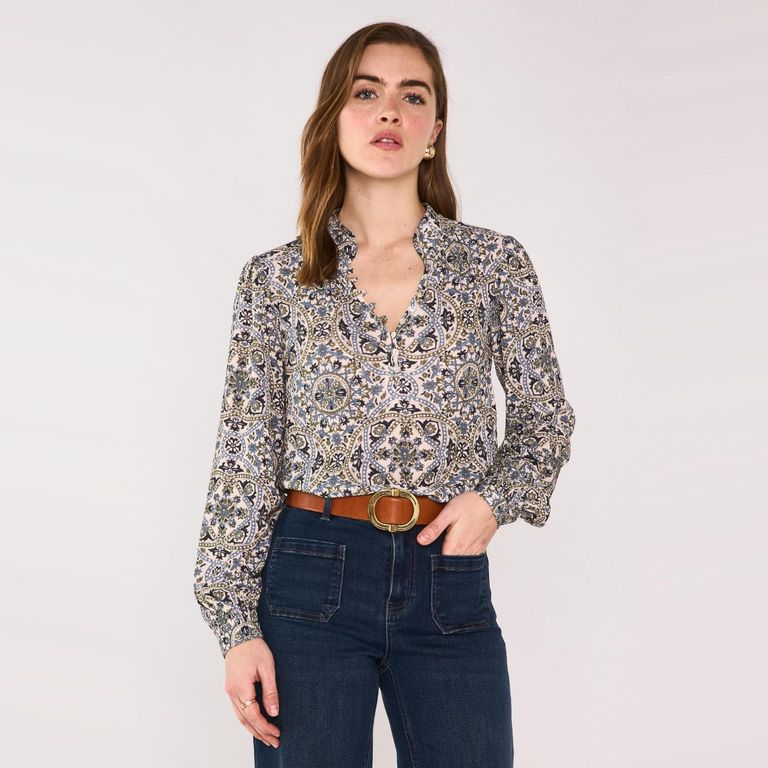 Blusa Estampada Mujer