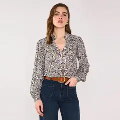 MAISON 123 - Blusa Estampada Mujer 123