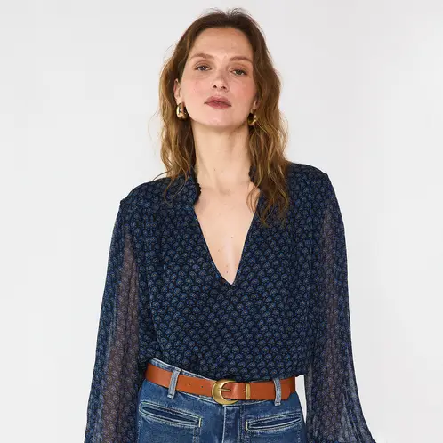 MAISON 123 - Blusa Estampada Mujer 123