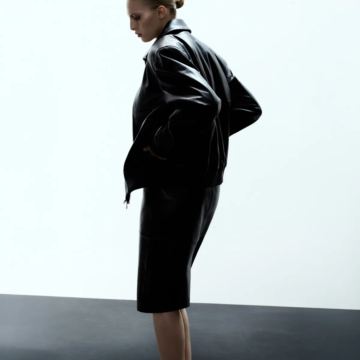 MANGO - Chaqueta Bomber Piel Mujer Mango