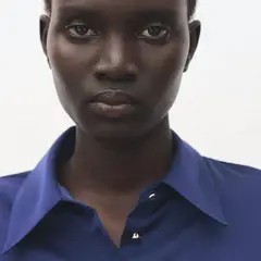 MANGO - Blusa Fluida Satinada Mujer