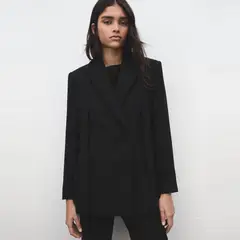 MANGO - Blazer Traje Fular Mujer