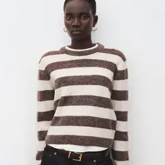 MANGO - Sweater Punto Rayas Mujer