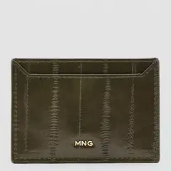 MANGO - Billetera Textura Mujer