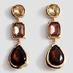 MANGO - Aros Largos Combinados Mujer