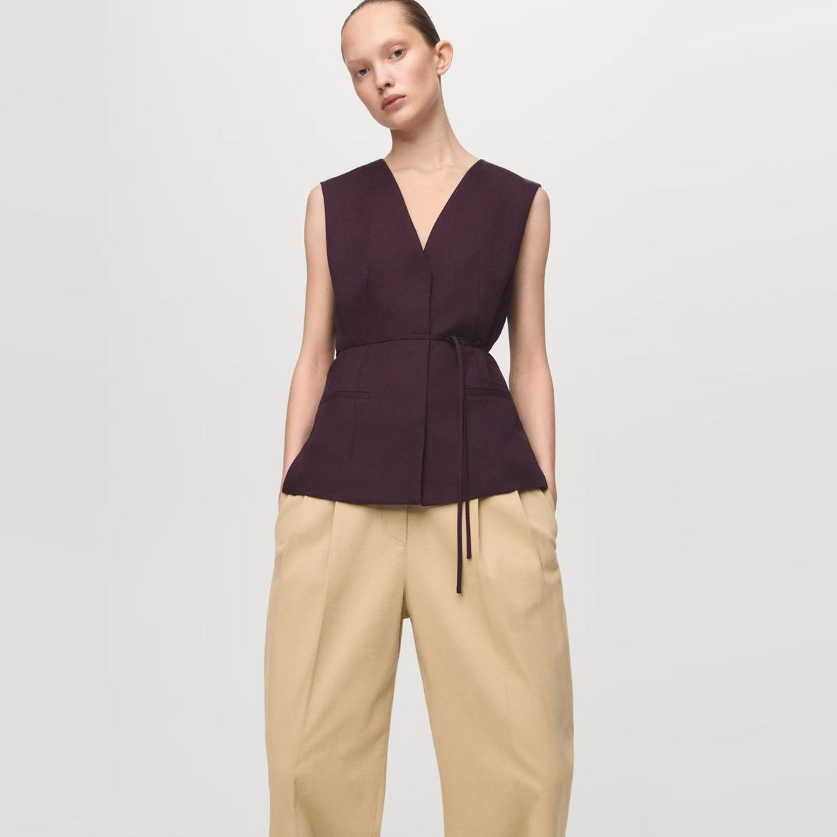 MANGO - Blusa Cherry Mujer Mango