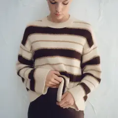 MANGO - Sweater Punto Rayas Mujer