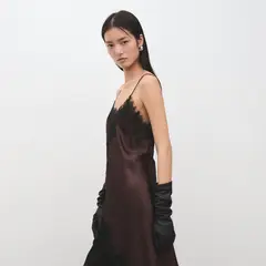 MANGO - Polera Lencero Encaje Mujer