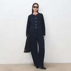 MANGO - Enterito Denim Botones Mujer