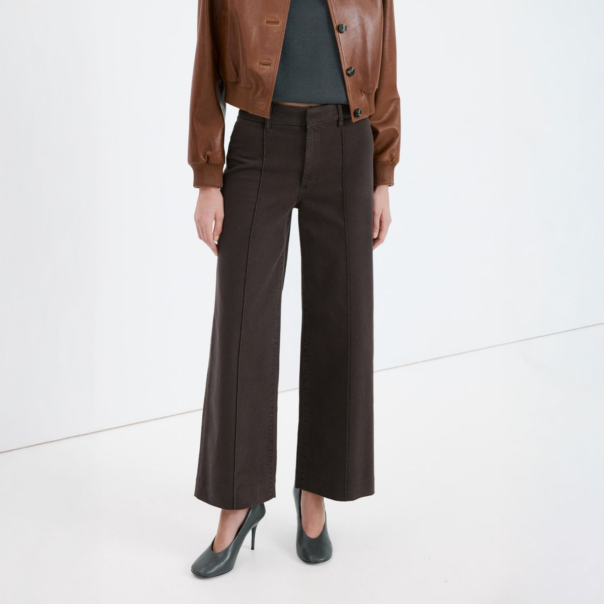 MANGO - Jeans Paloma Wide Leg Culotte Tiro Alto Mujer Mango