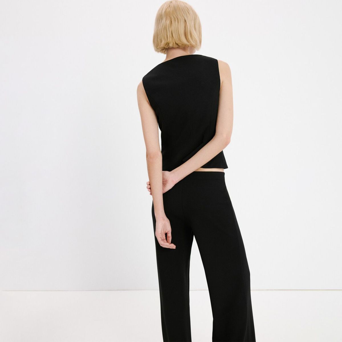 MANGO - Blazer Traje Botones Mujer Mango
