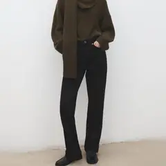 MANGO - Jeans Matilda Rectos Tiro Medio Mujer