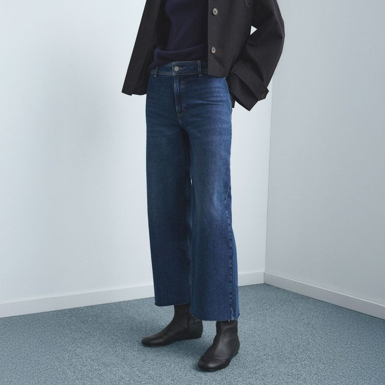 Jeans Catherin Culotte Tiro Alto Mujer