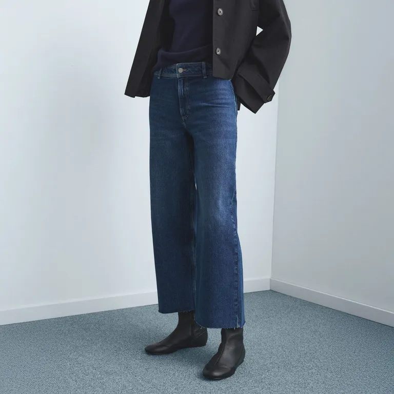Jeans Catherin Culotte Tiro Alto Mujer