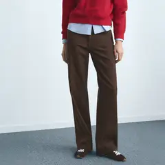 MANGO - Jeans Danila Wide Leg Tiro Alto Mujer