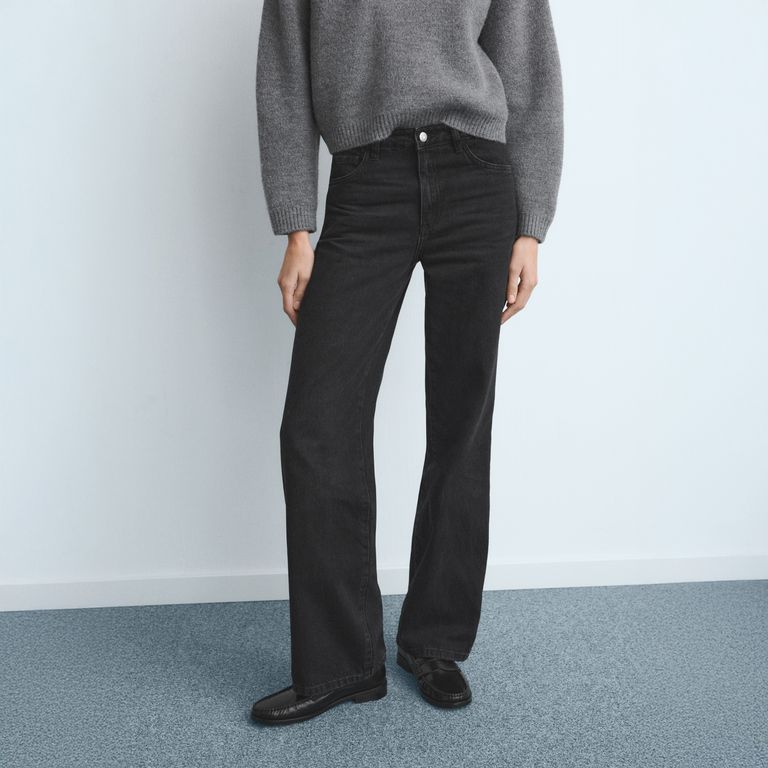 Jeans Danila Wide Leg Tiro Alto Mujer