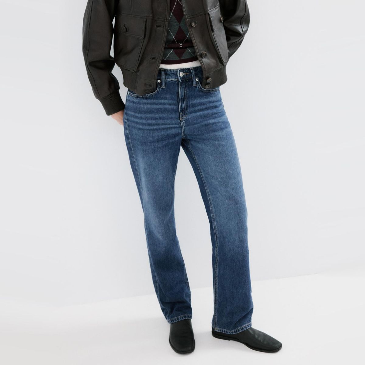 MANGO - Jeans Matilda Rectos Tiro Alto Mujer Mango