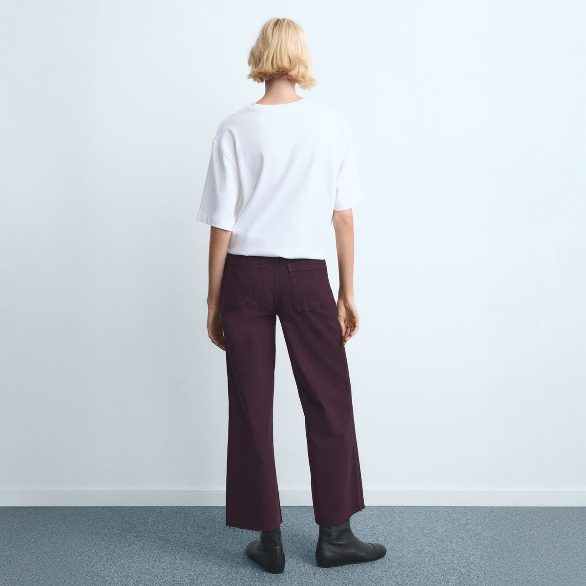 MANGO - Jeans Catherin Culotte Tiro Alto Mujer Mango