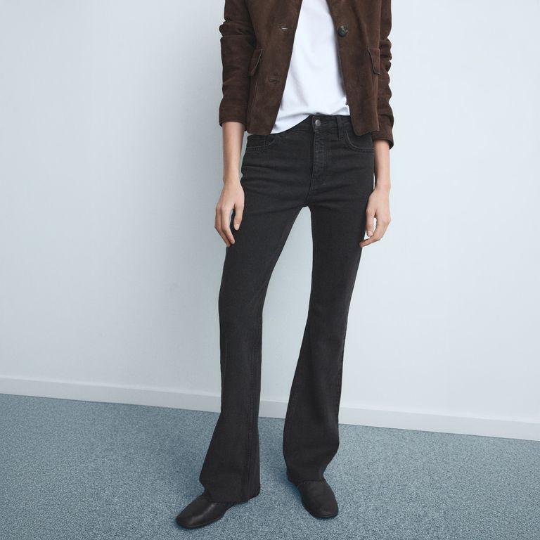 Jeans Fiona Flare Tiro Medio Mujer