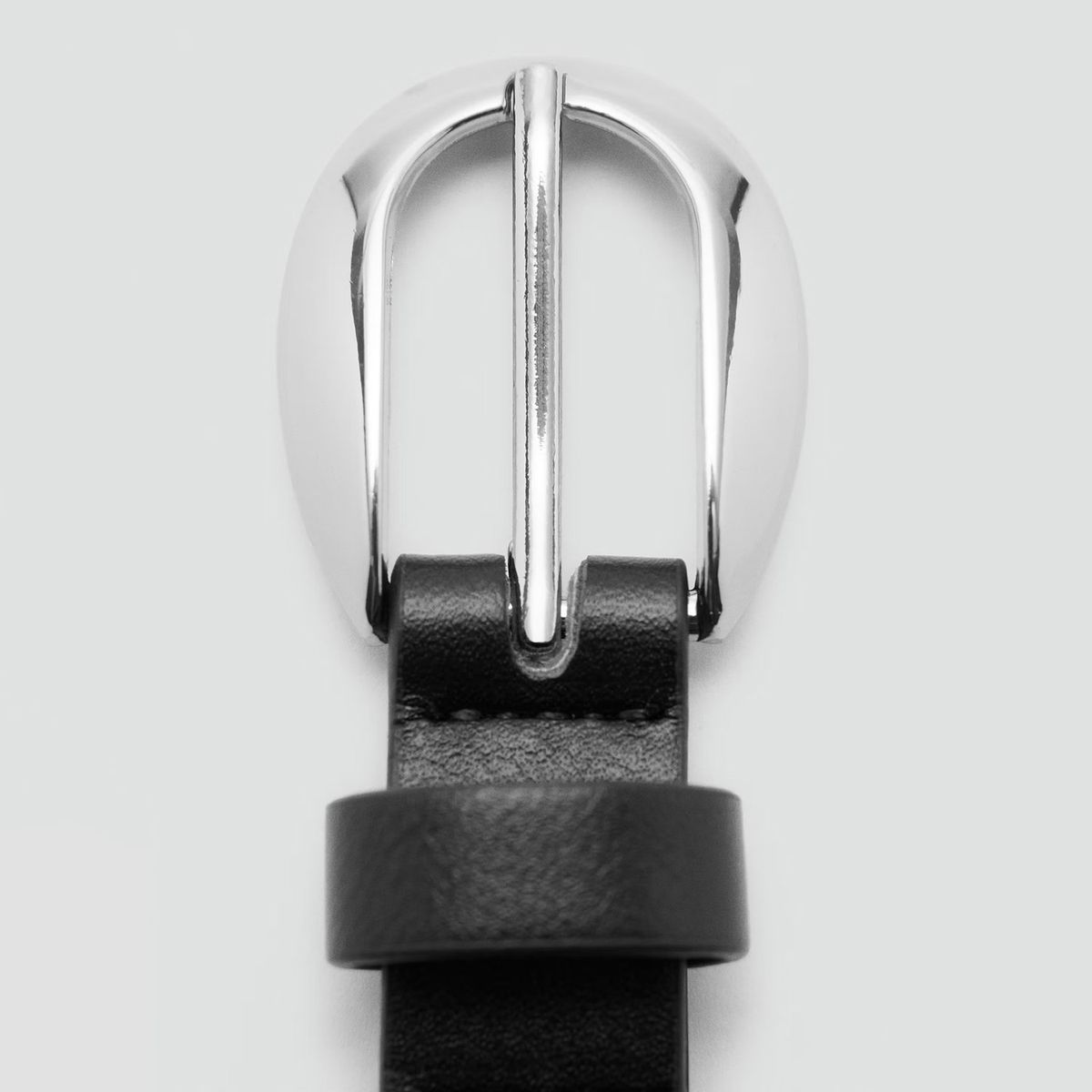 MANGO - Cinturón Fino Eyelets Mujer Mango