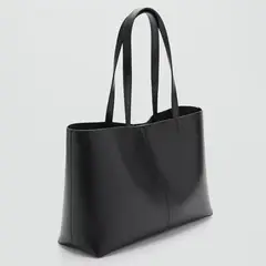 MANGO - Cartera Shopper Doble Asa Mujer
