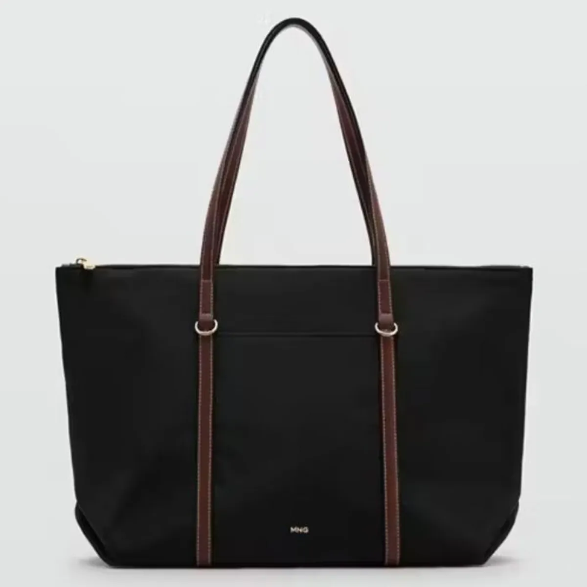MANGO - Cartera Shopper Doble Asa Mujer Mango