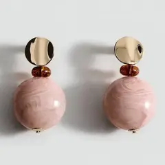 MANGO - Aros Bolas Combinados Mujer