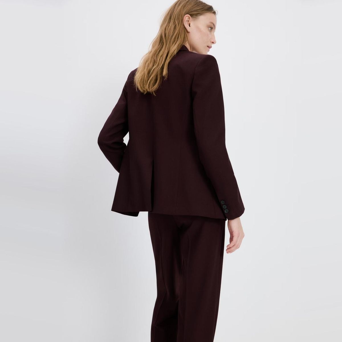 MANGO - Blazer Traje Raya Diplomática Mujer Mango