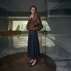 MANGO - Falda Plisada Cuadros Mujer